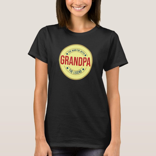 Manar Bra Grandpa Joke Loading 1 T Shirt (Framsida)