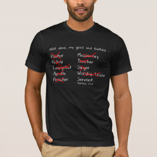 Manar bra & trogen tjänareskjorta tee shirt