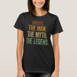 Manar Brah Manar Myth Legend Surfing Pappa Retro V T Shirt