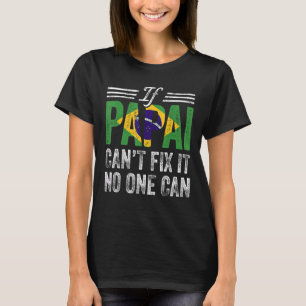 Manar Brasilien Proud Brasilianska brasilianska rö T Shirt