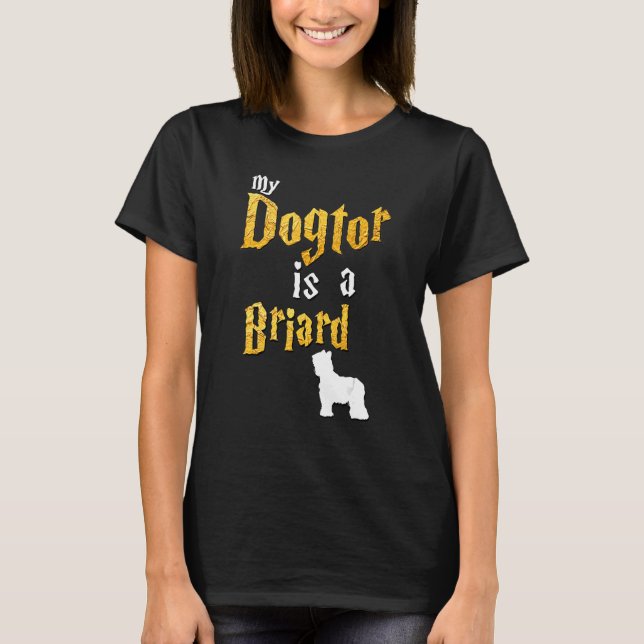 Manar Briard Briard T Shirt (Framsida)