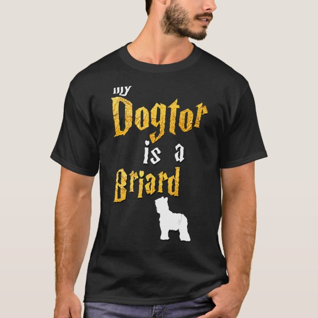 Manar Briard Briard T Shirt (Framsida)