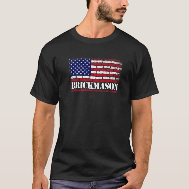 Manar Brick Mason Brickayer Masonry Construction U T Shirt (Framsida)