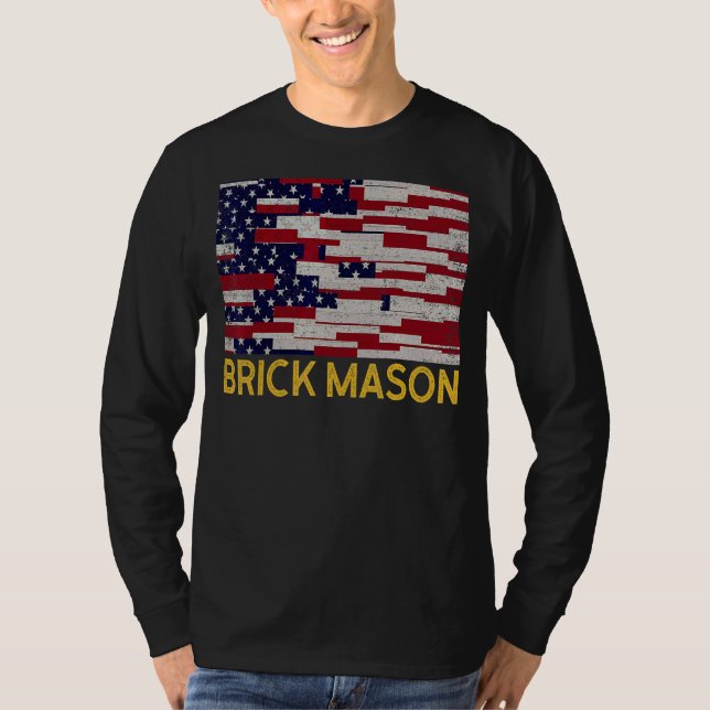 Manar Brick Mason Brickayer Masonry Construction U T Shirt (Framsida)