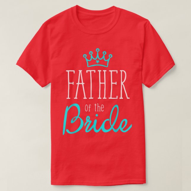 Manar Bride Groom Shirts Far Bride Weddin T Shirt (Design framsida)