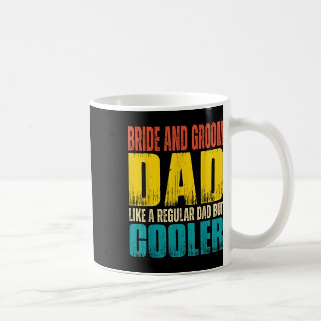 Manar Bride och Groom Pappa - som ett vanligt Papp Kaffemugg (Höger)