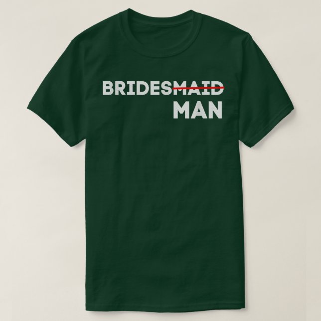 Manar BRIDESMAN MATCHAR BRUDENS SIDA BRÖLLOP B T Shirt (Design framsida)