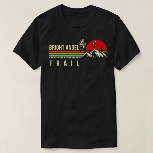 Manar Bright Angel Trail Grand Canyon Hiking Gift  T Shirt (Design framsida)