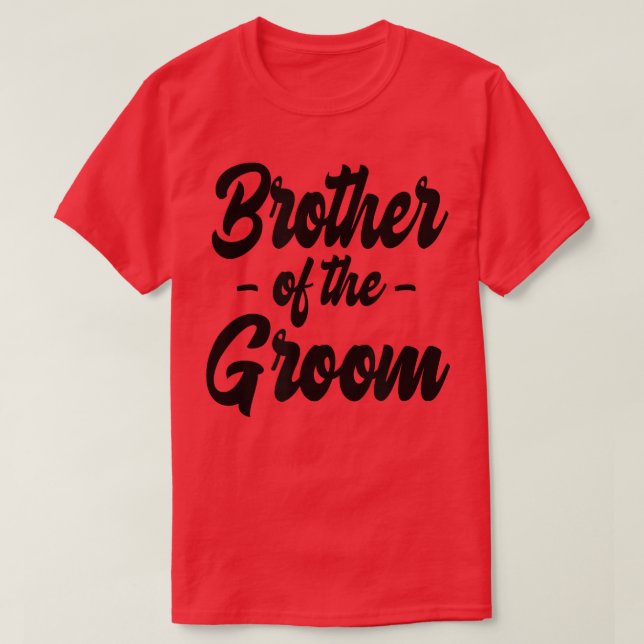 Manar broder till Groom Bachelor Matching Group T Shirt (Design framsida)