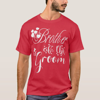 Manar broder till Groom Funny Bröllop eller Bachel T Shirt