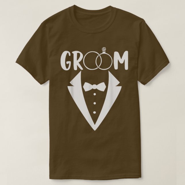 Manar Bröllop Bachelor Giftermål Groom Bachelor Pa T Shirt (Design framsida)