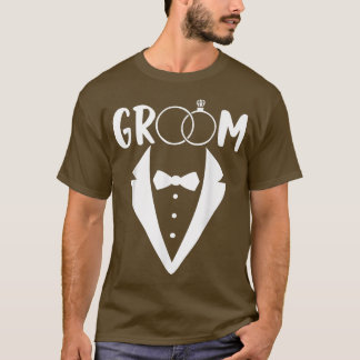 Manar Bröllop Bachelor Giftermål Groom Bachelor Pa T Shirt