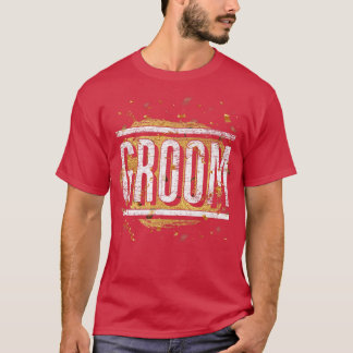 Manar Bröllop Groom Bachelor Manar Giftermål Bache T Shirt
