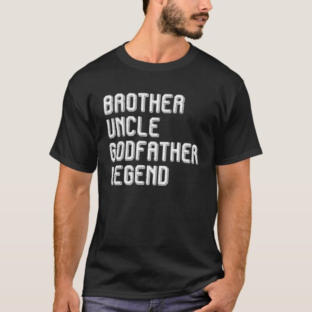Manar Brother farbror Godfather legend for Favorit T Shirt (Framsida)