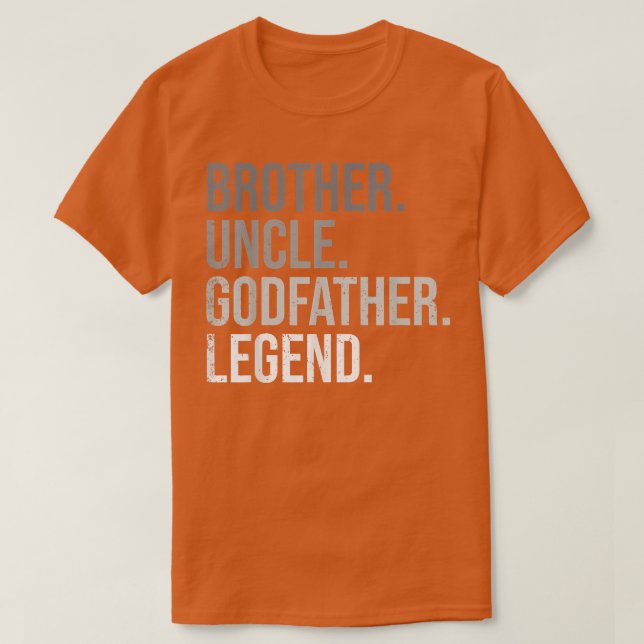 Manar Brother farbror Godfather Legend Roligt Best T Shirt (Design framsida)
