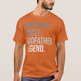 Manar Brother farbror Godfather Legend Roligt Best T Shirt