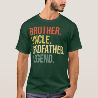 Manar Brother farbror Godfather Legend Roligt Best T Shirt