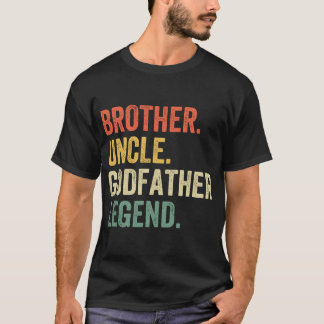Manar Brother farbror Godfather Legend Vintage Fun T Shirt