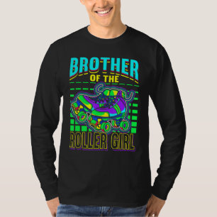 Manar Brother of Roller Girl Retro Skates Roller S T Shirt