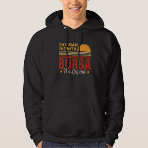 Manar Bubba The Man Myth Legend Retro Grandpa Fath Hoodie