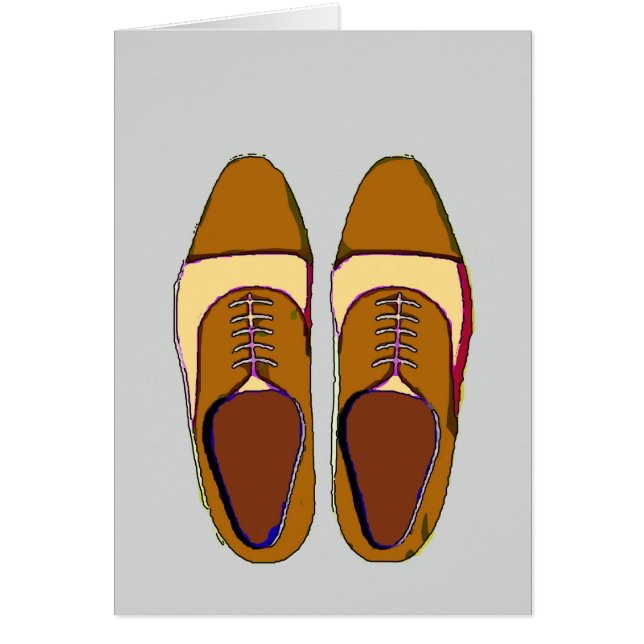 Manar Buck Shoes Hälsningskort (Framsidan)