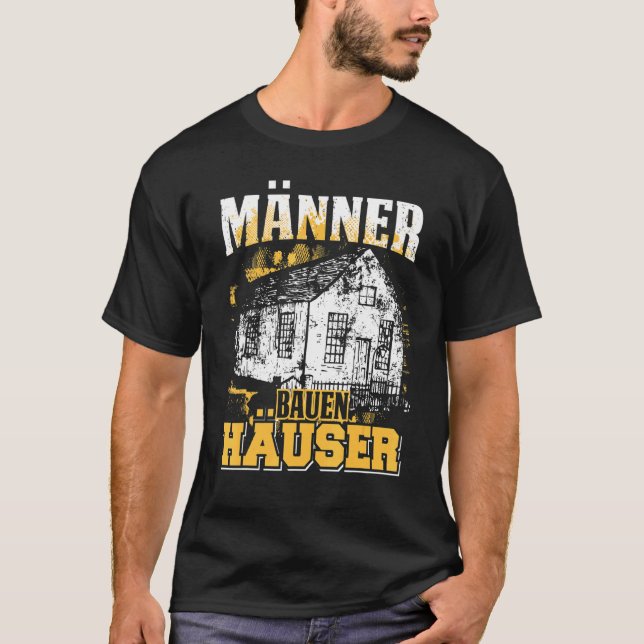 Manar Builder Home House Builder T Shirt (Framsida)