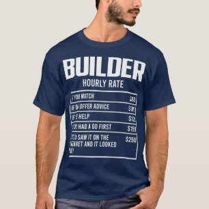 Manar Builder - Timtaxera för finstilt Gift-konst T Shirt