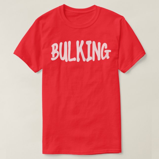 Manar BULKING Gym Fitness Workout Bodybuilding Mot T Shirt (Design framsida)