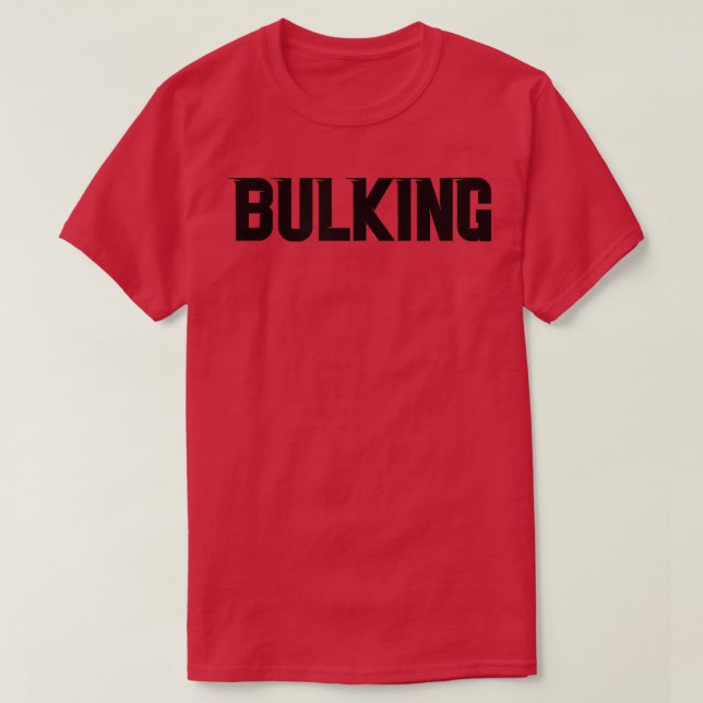 Manar BULKING Gym Fitness Workout Bodybuilding Mot T Shirt (Design framsida)