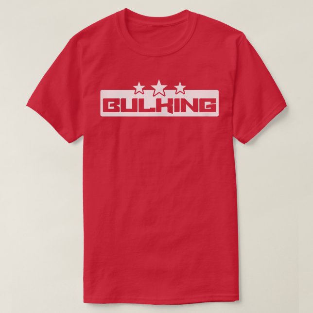 Manar BULKING Gym Fitness Workout Bodybuilding Mot T Shirt (Design framsida)