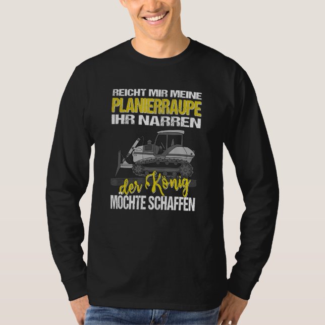 Manar - Bulldozer Bulldozer Dozer Guide T Shirt (Framsida)