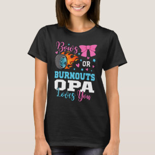 Manar Burnouts eller Bows Opa kärlek du Gender Rev T Shirt