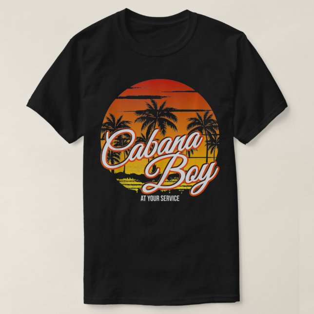 Manar Cabana Boy på din sommarstuga Roligt T Shirt (Design framsida)