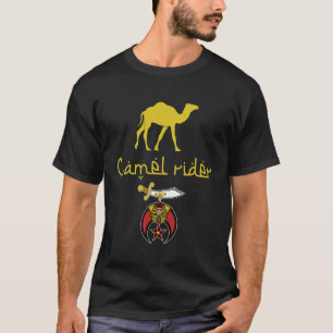 Manar Camel Rider Shriner Masons Emblem Masonic Tj T Shirt