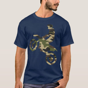 Manar Camo Dirt Bike Motocross Tävla Premium T Shirt
