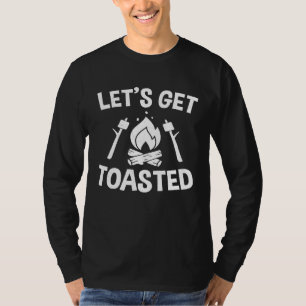 Manar Campfire Smores Marshmallow Camping Lets Ge T Shirt