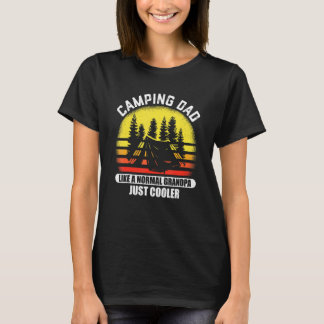Manar Camping Pappa för Camper som ett vanligt Pap T Shirt