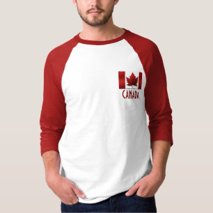 Manar Canada Baseball Shirts Personlig Souvenir T Shirt