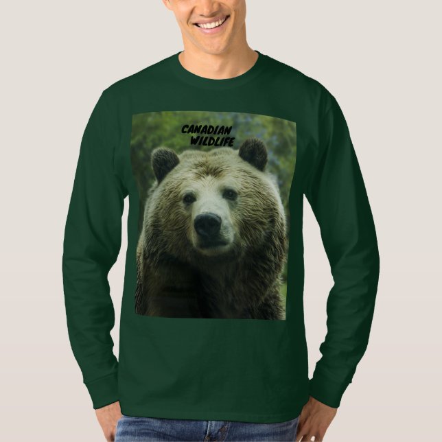 Manar Canadian Wildlife Kortärmad T Shirt (Framsida)