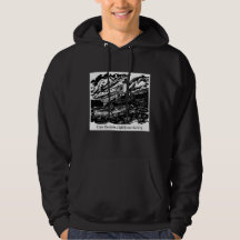 Manar Cape Decision Woodblock Logotyp Hoodie