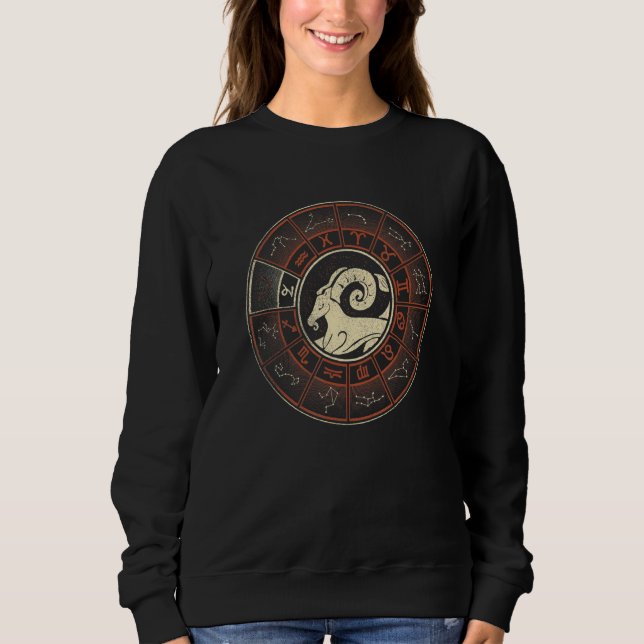 Manar Capricorn Zodiac T Shirt (Framsida)