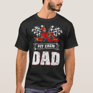 Manar Car Drag Racer Pit Crew Pappa Drag Tävla Fat T Shirt