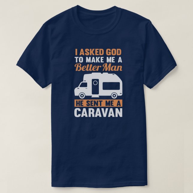 Manar Caravan Camping  T Shirt (Design framsida)