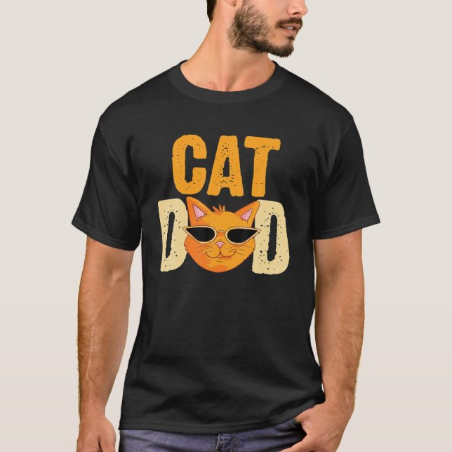 Manar Cat Pappa Animal T Shirt (Framsida)
