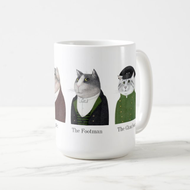 MANAR CATS Tall White Mugg + Text (Framsida höger)