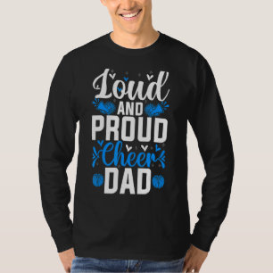 Manar Cheerlead Pappa Proud Cheer Pappa Cheerledar T Shirt