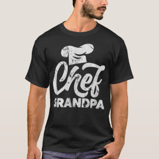 Manar Chef Grandpa Grandfather Cook Culinary Cooki T Shirt