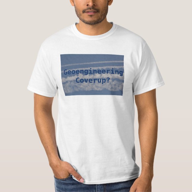 Manar Chemtrail Coverup T Shirt (Framsida)