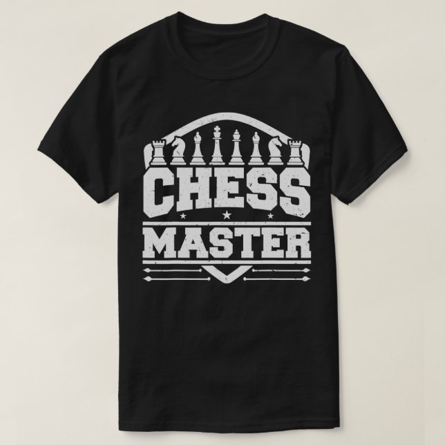 Manar Chess Meister Chess Player som säger "Mafp G T Shirt (Design framsida)