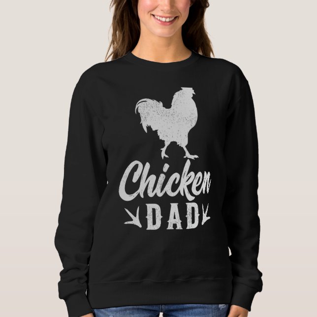 Manar Chicken Farm Farmer Chicken Pappa Fars dag T Shirt (Framsida)